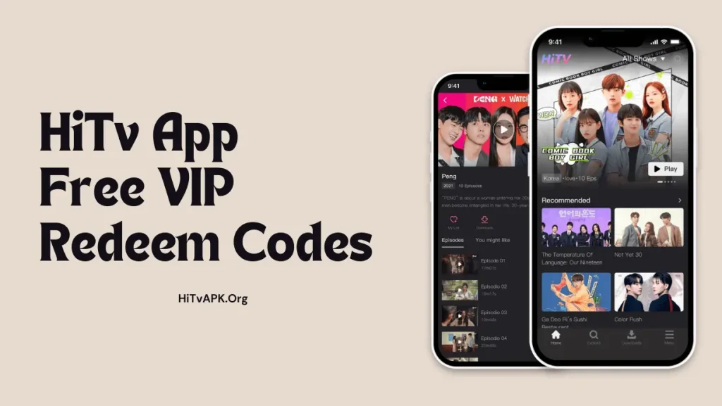 Hitv vip free redeem codes